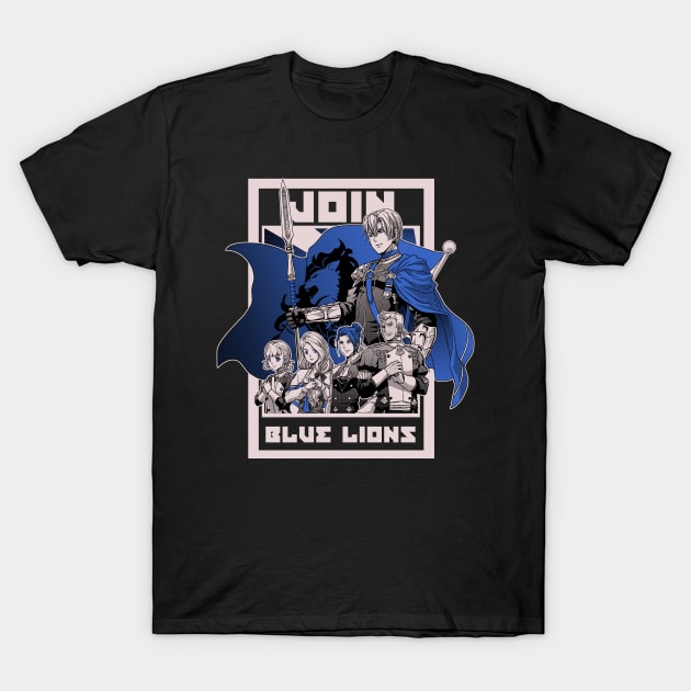 Join Blue Lions T-Shirt by CoinboxTees